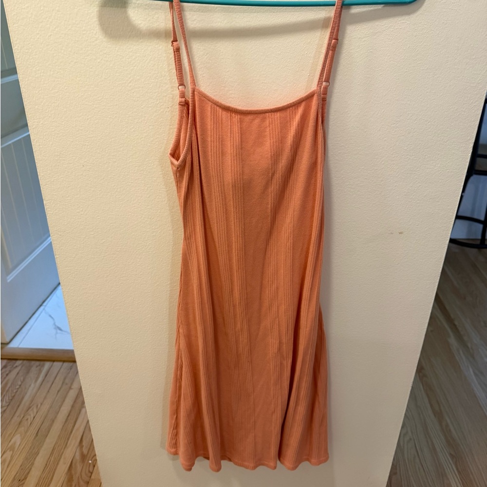American Eagle Outfitters Coral Sleeveless Dress